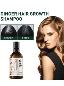 Champú de jengibre revitalizante: shampoo fortalecedor de cabello con ingredientes naturales, sebryl shampoo, shampoo con tinte, shampoo kaba - Marrón - Ver 5