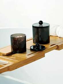 1pc Black Makeup Palette Storage Organizer Rack - Black - View 5