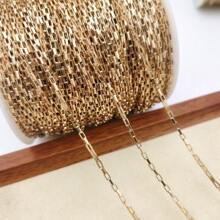 304不銹鋼扁線o形鏈鈦鋼鏈,適用於diy項鍊、手鍊、眼鏡掛鏈、珠寶首飾製作