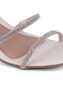 Domidona Women Heeled Sandals - 米色 - 查看 8