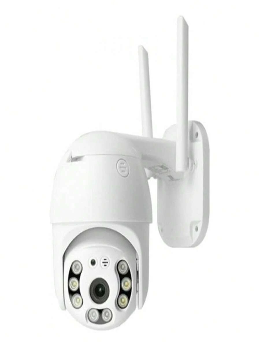 Camera De Seguranca Ip Rotativa Dome A6 Protecao Ip66 Wi-fi Branca Full Hd Ptz 5mp Haiz Prova D Agua - Branco - Visão 1
