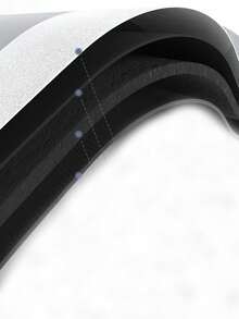 天然橡膠純色矽膠浴室地墊,馬桶墊,門口地墊,具有防滑底部,快速乾燥,吸水泡沫層 - 淺灰色 - 查看 4