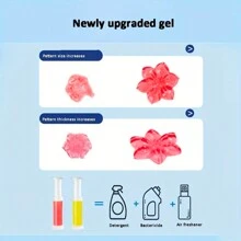 1 件廁所凝膠密封條,馬桶凝膠密封條 各種氣味 廁所清潔劑凝膠,空氣清新劑 花卉浴室除臭劑碗清潔劑 獨特的氣味,空氣清新劑和碗清潔劑,用於浴室除臭 - 藍色 - 查看 4