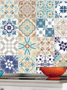 D. Lima Quadros Kitchen Sticker - 藍色 - 查看 1