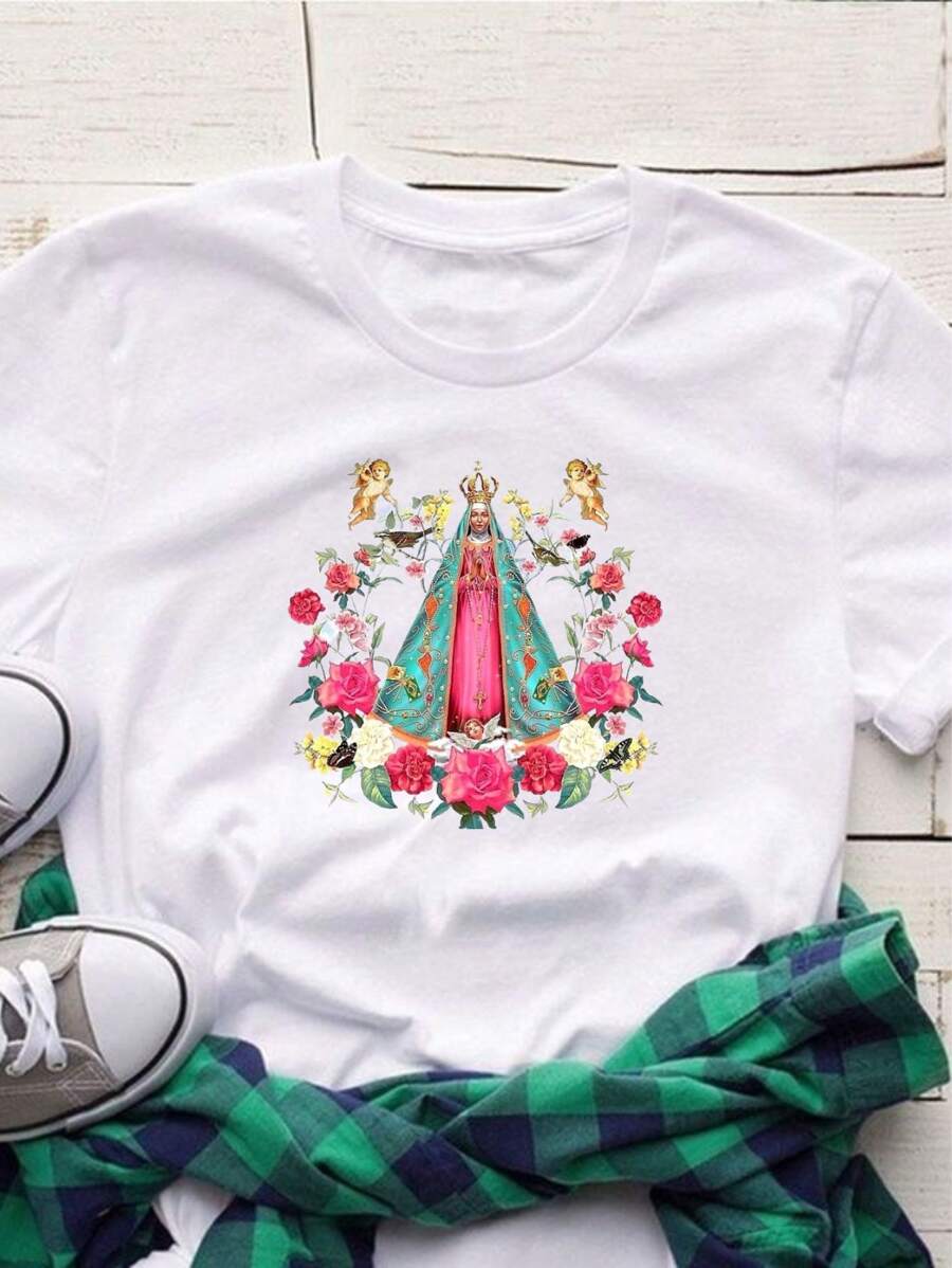 Women T-Shirts - 白色 - 查看 1