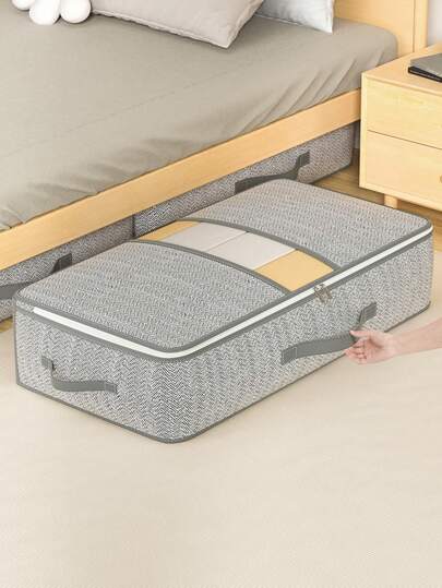 1 件家用无纺布柔软面料储物袋，无钢架毯子储物袋，床底储物袋，衣服毯子储物袋，移动整理大容量储物盒适用于卧室储物袋带透明窗户装饰装饰节日装饰房间装饰家居装饰卧室装饰连衣裙裤子鞋子牛仔裤靴子裙子卧室，收纳袋，收纳袋，家居收纳，白色 T 恤女士，黑色裤子女士，女士冬装，连衣裙，女士冬装，优雅女装，女士白衬衫，长袖，女士白色连体裤，女士春季连衣裙，女士春季服装，春季，春季服装，极简主义，夏季上衣