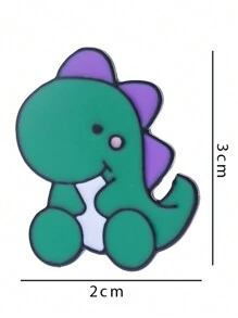3pcs Dinosaur Brooch Set, Unisex Cute Cartoon Pins For Backpack, Jacket, Shirt Decoration, Friendship Gift