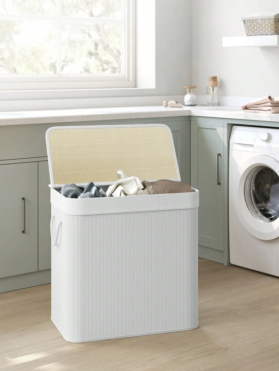 SONGMICS Laundry Baskets - White - View 1