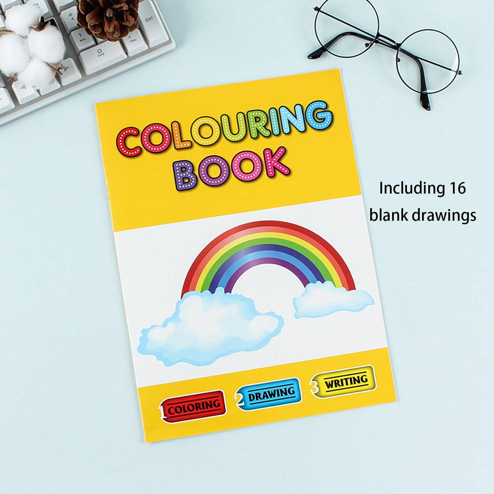 Children's Rainbow Coloring Book, Drawing Book, Back To School Gift