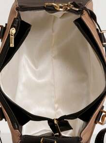 Women Shoulder Bags - Mocha Brown - View 5