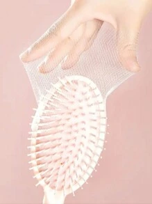 100/50pcs Air Cushion Comb, Hair Cleaning Net, Suitable For Daily Home Use ,Hair Styling Tools Hair Accessories - White - View 4