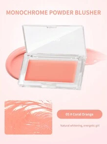 MYHO Crema De Rubor Mate Para Realzar El Color Natural De Las Mejillas, Crema De Rubor Duradera Y Que No Se Corre - naranja coral - Ver 1