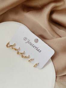 Hoop Earrings - Vàng - Xem 2