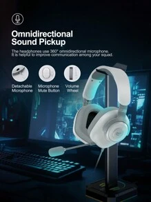 HAVIT H2230D 环绕立体声游戏耳机，外观优雅，轻巧舒适