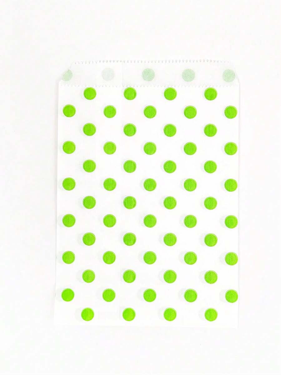 12 個防油污點紙袋適用於零食、食品、薯條、漢堡、糖果一次性包裝袋 - 綠色 - 查看 1