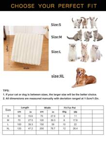 1 Stück einfarbige Haustierdecke, leicht, geeignet für kleine und mittelgroße Katzen und Hunde, Ganzjahres-Schlafdecke