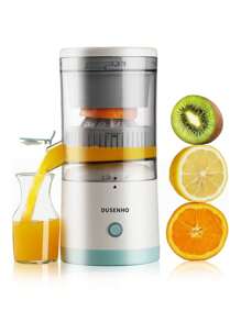 Exprimidor De Jugos Naranja Eléctrico Extractor Recargable - Blanco - Ver 1