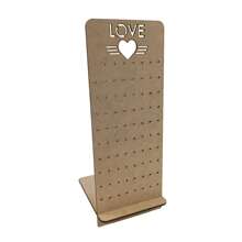 Exhibidor Para Aretes Torre Mostrador PAQ. 3pzs - Beis - Ver 2