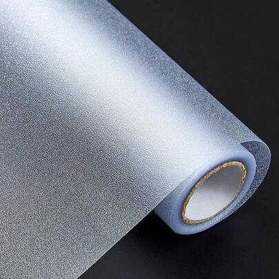 1 Roll Of Frosted Non-Transparent Pvc Window Privacy Film, Matte Glare Control Heat Insulation Uv Resistance Anti-Explosion Window Sticker For Living Room, Bedroom, Bathroom, Kitchen, Office, Stickers, Wall Decal, Vinyl Decal For Home Decorations, Spring Decoration Items Refresh Your Home, Festival Decoration Stickers Gifts Birthday Graduation