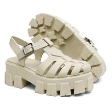 Women Platforms & Wedge Sandals - 白色 - 查看 2