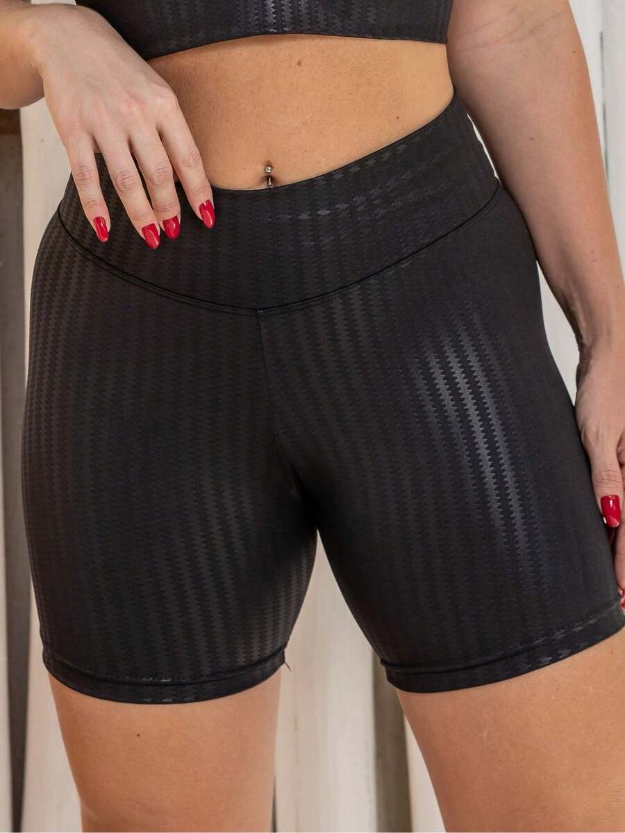 Women Shorts - 黑色 - 查看 1