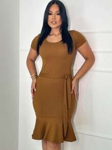 Women Dresses - 銅色 - 查看 2