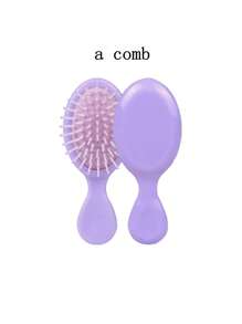 29pcs/Set Lady's Purple Resin Plastic Diy Hair Accessories Kit Including Comb And Hair Clips, Suitable For Daily Use Valentine's Day Valentines Summer, School - Purple - View 2