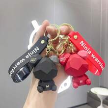 Dây đeo & móc khóa nữ - màu đen - Xem 3