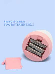 1pc Portable Handheld Night Light With Touch Control For Bedside Ambient Sleep Lighting, Powered By 3 Aa Batteries (Batteries Not Included) - Multicolor - View 7