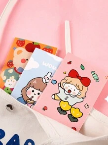 10 Packs Of Small Notebooks, Cute Notepads, Mini Cartoon Pockets, Stationery, Small Prizes - Multicolor - View 3