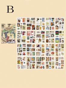 20入組裝飾膠黏劑貼紙適用於DIY剪貼簿和日記 - 20pcsDIY裝飾貼畫 - 查看 7