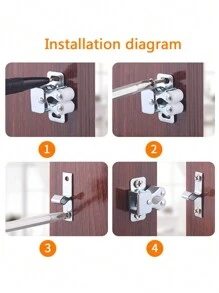 1個廚櫃門珠扣推抽屜扣衣櫃門扣
