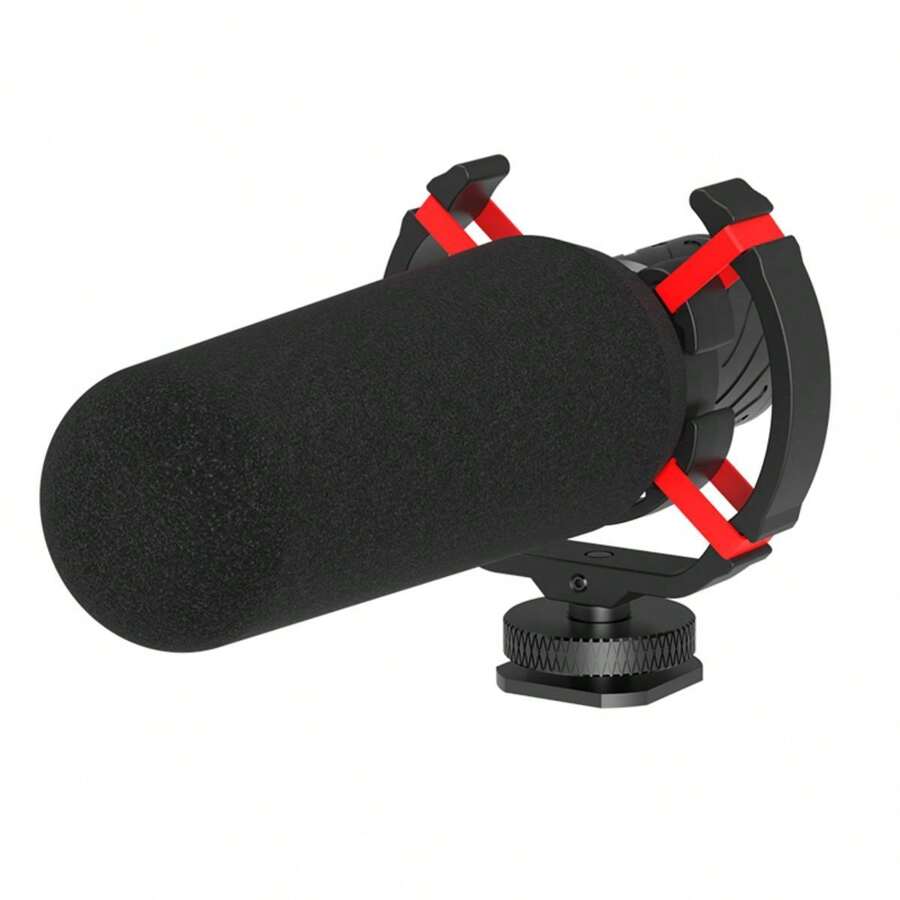 Universal Video Microphone with Shock Mount,Shotgun Mic Video
