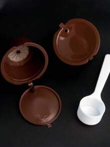 1 pieza/2 piezas/3 piezas/5 piezas/10 piezas Cápsulas de café reutilizables compatibles con rellenables, compatibles y de acero inoxidable. Disfruta del café con la máquina de café Nescafé. Filtros de café reutilizables. Portacápsulas de café reutilizables. Cápsulas de café de vuelta a la escuela