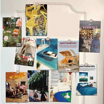 10件/包复古电影主题墙贴套装，包含涂鸦海报、明信片、留言卡、精美绘画和照片，适合青少年、青年、学生——墙面装饰、桌面摆设、摄影道具