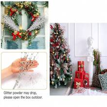 10 cái Nhân tạo Long lanh Vàng Bột Quả mọng Gốc Đối với Cây thông noel Đồ trang trí , Nhà  Lễ hội Lễ cưới Cung cấp cho buổi tiệc ( Màu bạc ) - Bạc - Xem 3