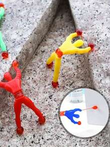 10pcs/set Random Color Climbing Sticky Men Toy With Interesting Design, Educational Toy For Family Atmosphere - Multicolor - View 8