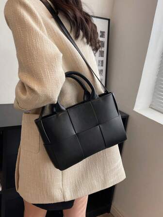 1pc 2025 New Handmade Woven Shoulder/Crossbody/Handbag, Suitable For Women Daily Use, Work Commute, Vacation Travel, Valentine's Day Date, Mother's Day Gift