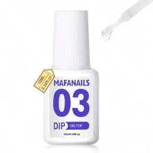 4入組/套0.3oz/瓶浸泡粉凝膠液套裝,包括底層膠,頂層膠,活化液和刷子保護浸泡粉必備工具套裝(1-4步驟),浸泡指甲套裝亞克力指甲美甲 - 無色 - 查看 6