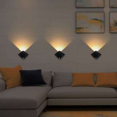 HEROFMY Djävul Fisk Led Batteridriven Kropp Avkänning Nattlampor ( 1 st. )