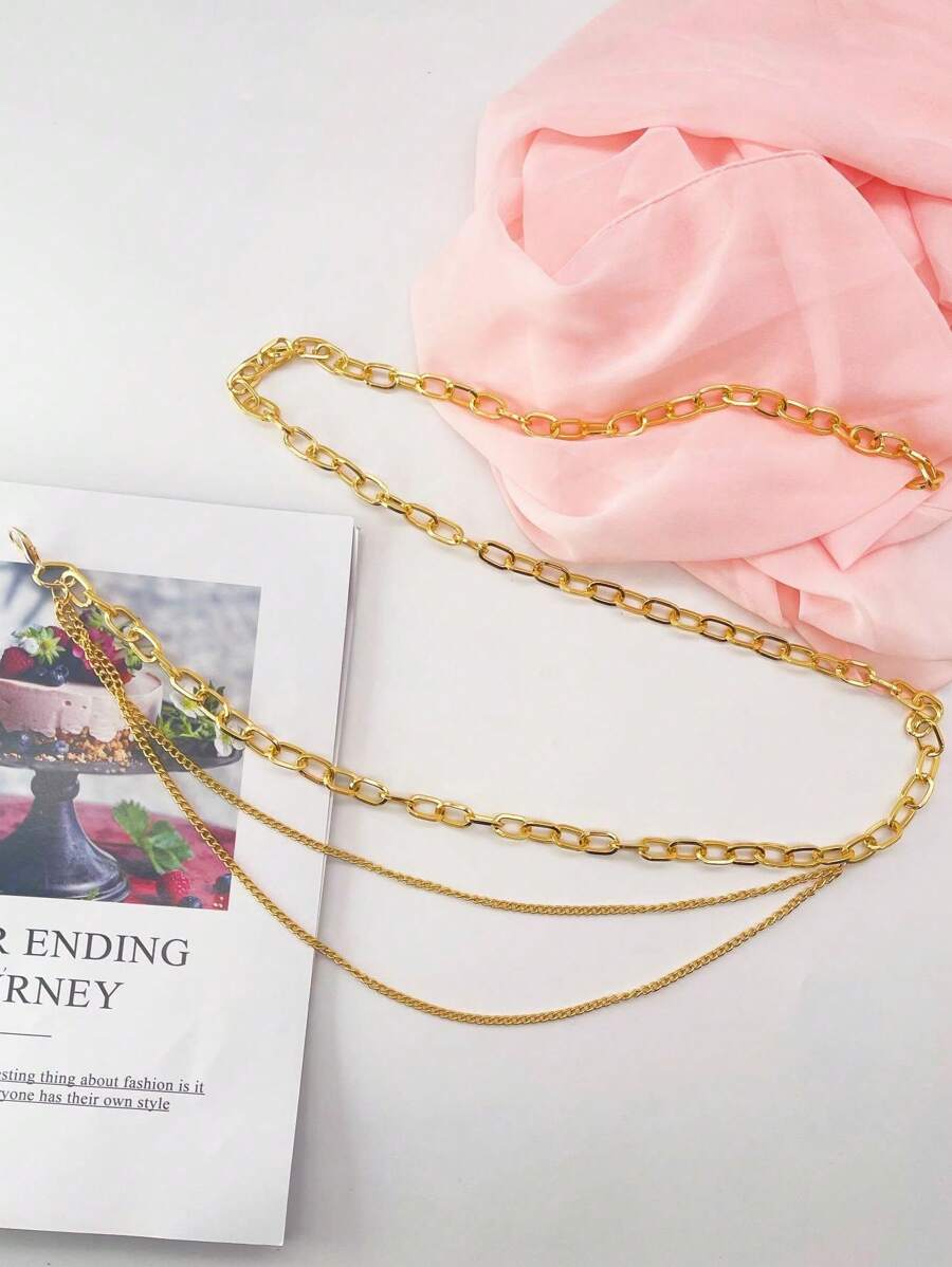 Women Waist Chains - 金色 - 查看 1