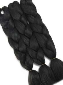 3 piezas de Kanekalon de un tono extensión de cabello sintético para peinados de moda y trenzas africanas