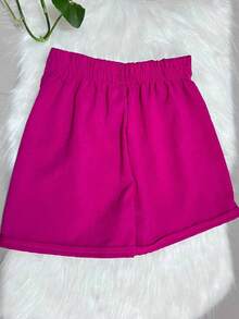 Women Shorts - Màu Hồng Tươi - Xem 3