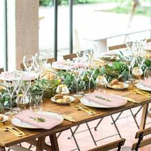 Khăn giấy ăn màu trơn - Bụi hồng - Xem 6