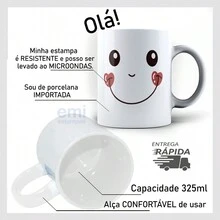 Caneca xicara remédio beba Café cafeina 1 - Branco - Visão 2