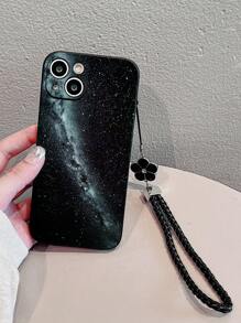 1pc Universal Anti-Fall Black Soft Phone Case Compatible With Apple, Huawei, Xiaomi, OnePlus, Samsung, Honor Phones - Black - View 4