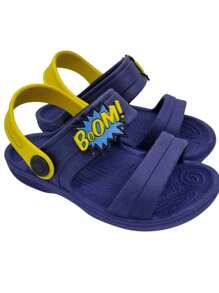 Kids Flat Sandals - 藏蓝色 - 查看 2