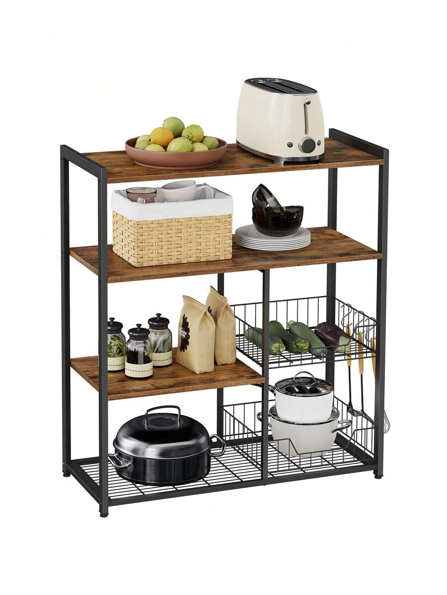 VASAGLE Baker's Racks - Kahverengi - Görünüm 1