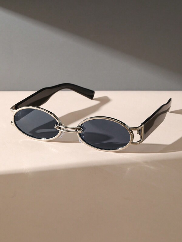 نظارة معدنية دائرية إطار فضي للنساء للحياة اليومية، أنيقة وعصرية لحفلات الملابس والاكسسوارات والشاطئ، نظارات شمسية أساسية للنساء للخريف والشتاء، ملابس كاجوال للعمل، هدايا للصيف والعطلات الشاطئية والخارجية والسفر، أسلوب بريبي للعودة إلى المدرسة