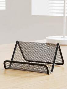 1個金屬網桌面名片夾 - 黑色 - 查看 1